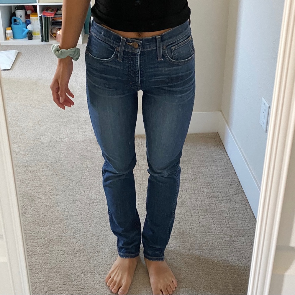 Madewell slim straight jeans